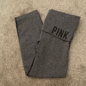 Pink capri leggings